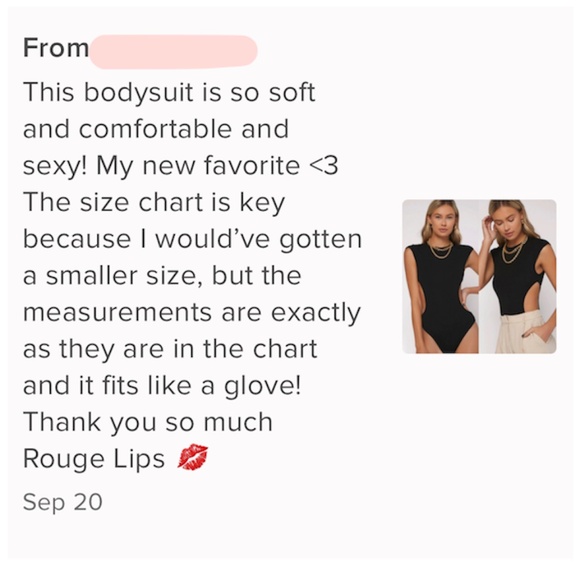 Black Cut Out Slim Fit Bodysuit - Picture 8 of 8